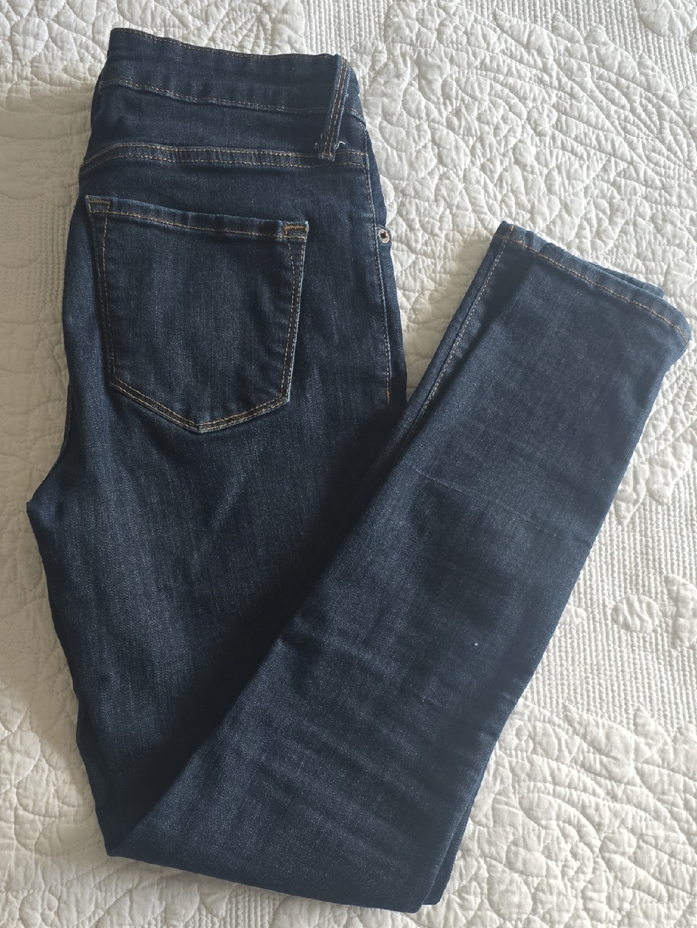 Old Navy Rockstar Blue Skinny Jeans Sz 4 Regular